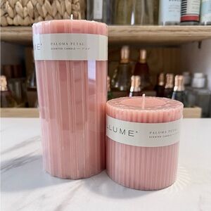 ILLUME Paloma Petal Scented Candle Set - Pink
